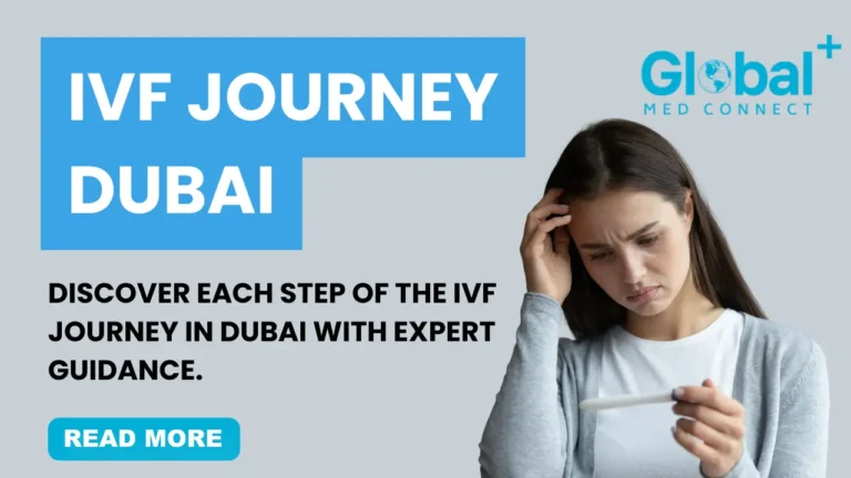 Worried woman holding pregnancy test — IVF journey in Dubai guidance by Global Med Connect